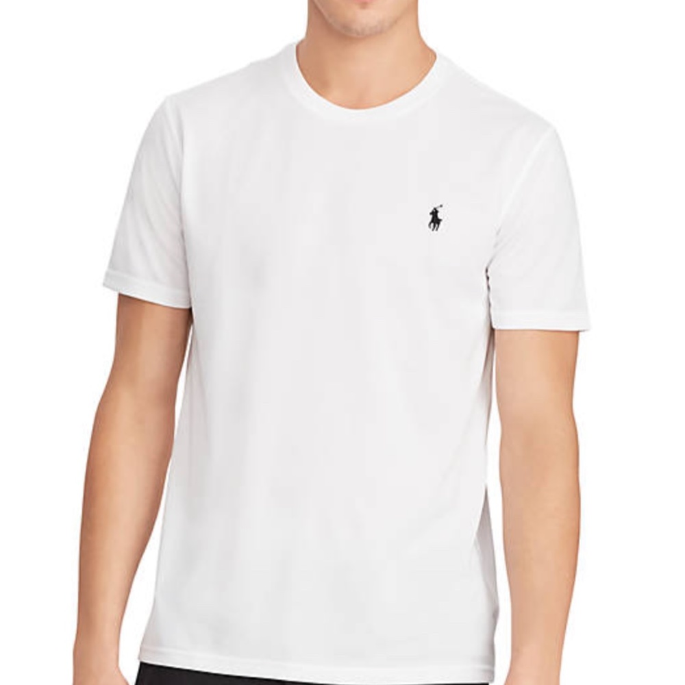 Polo plain white tshirt 🐎